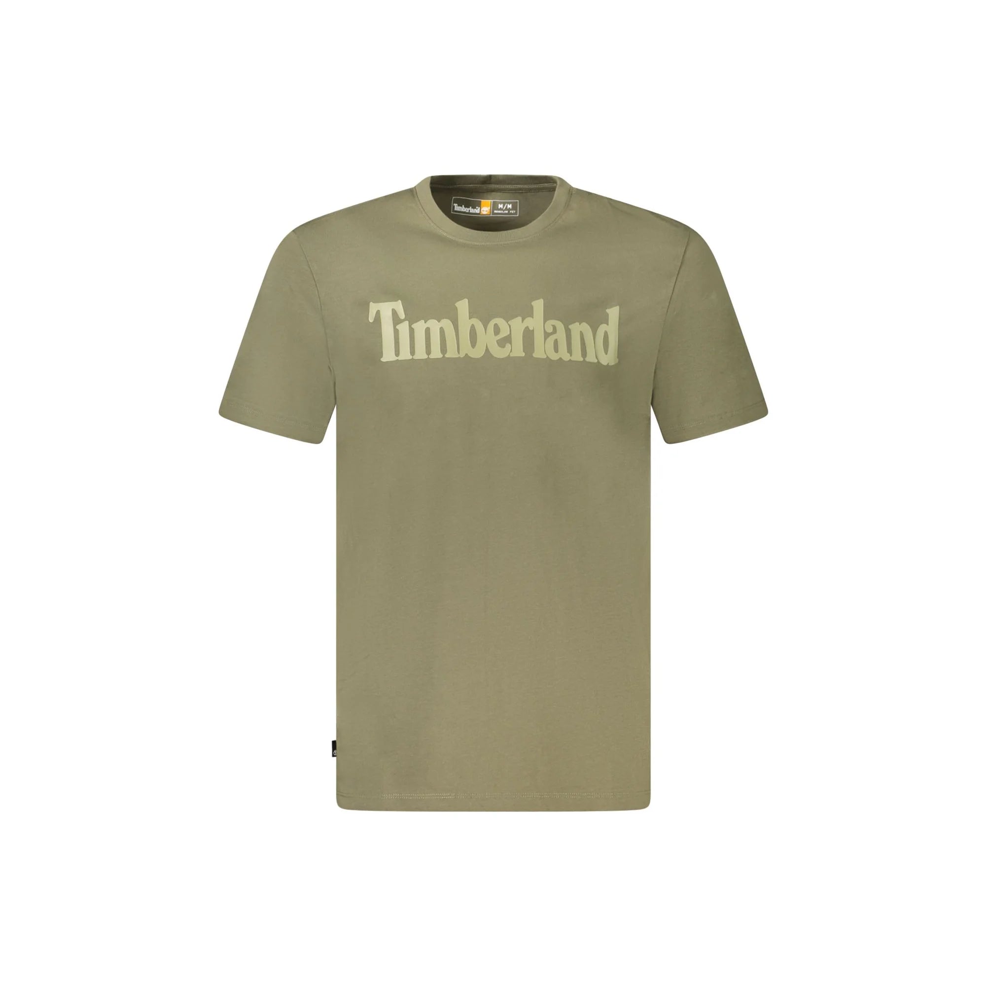 Timberland T-Shirt Maniche Corte Uomo Verde Stampa Logo - foto prodotto